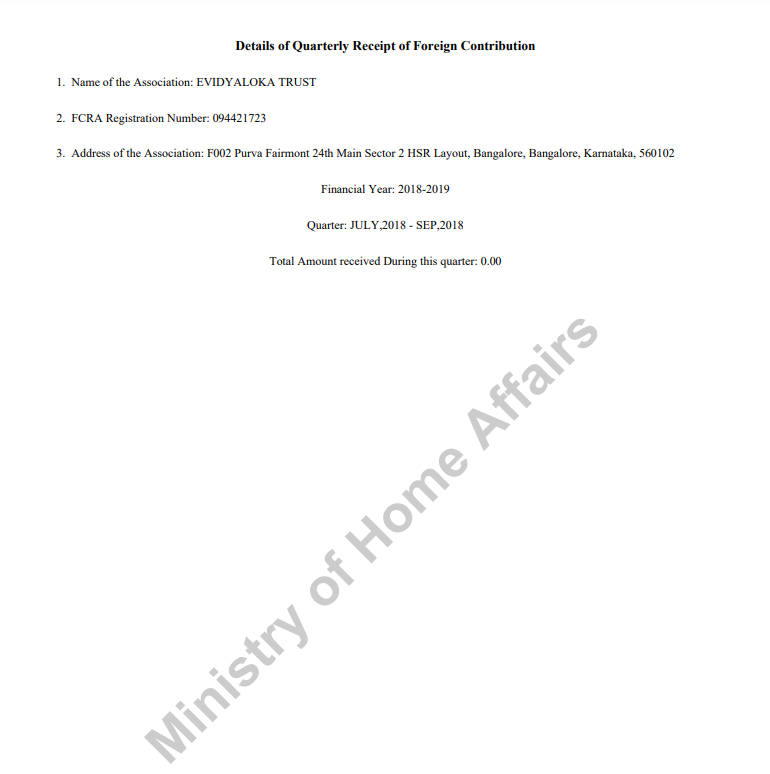 FCRA Q4 January - March 2023